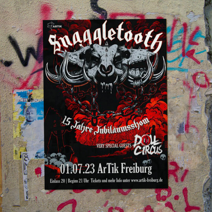 snaggletooth poster